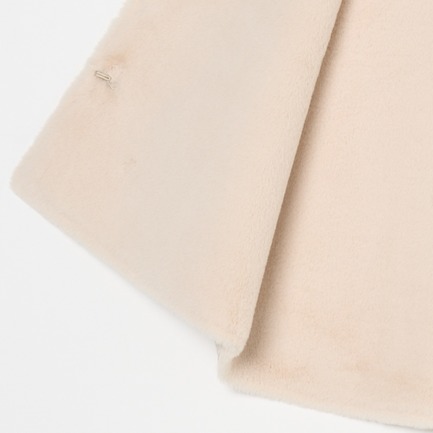 FAKE MOUTON CROPPED GILET 詳細画像 アイボリー 5