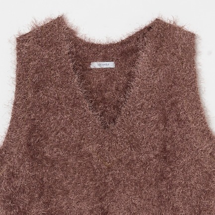 V NECK VEST 詳細画像 キャメル 2
