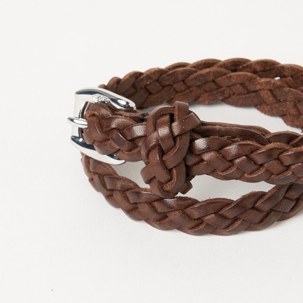 LONG BRAIDED BRACELET 詳細画像 ブラウン 3