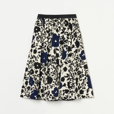 FLOWER PRINT SKIRT 詳細画像 ネイビー 1