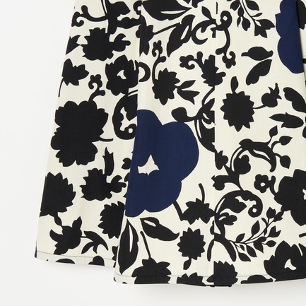 FLOWER PRINT SKIRT 詳細画像 ネイビー 4