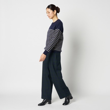 MARINE BORDER KNIT 詳細画像 ネイビー 13