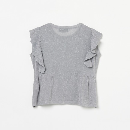 RUFFLE TOP 詳細画像 ミディアムグレー 1