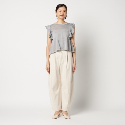RUFFLE TOP 詳細画像 ミディアムグレー 7