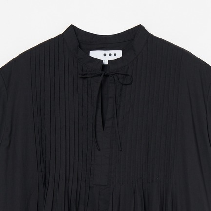 COTTON LOAN TUCK DRESS 詳細画像 ブラック 2