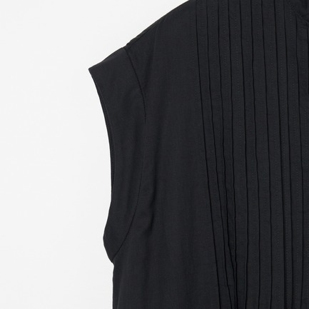 COTTON LOAN TUCK DRESS 詳細画像 ブラック 3