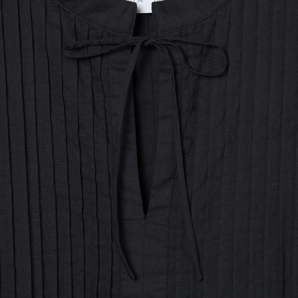 COTTON LOAN TUCK DRESS 詳細画像 ブラック 5