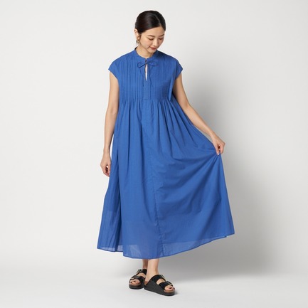 COTTON LOAN TUCK DRESS 詳細画像 ブルー 4