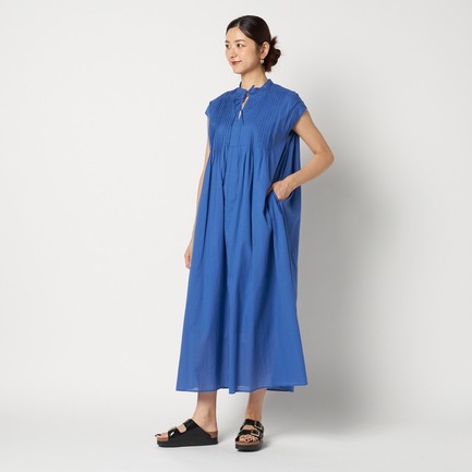 COTTON LOAN TUCK DRESS 詳細画像 ブルー 5