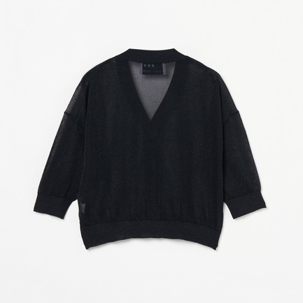 HALF SLEEVE CARDIGAN 詳細画像 ブラック 1