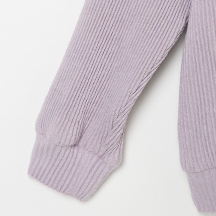 KNIT PLEATED CARDIGAN 詳細画像 ライラック 3
