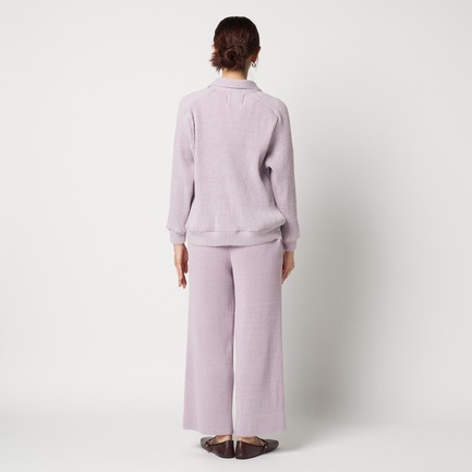 KNIT PLEATED CARDIGAN 詳細画像 ライラック 8
