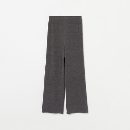 KNIT PLEATED PANTS WITHOUT HEM 詳細画像 ミディアムグレー 1