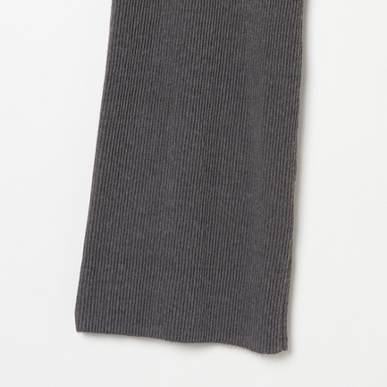 KNIT PLEATED PANTS WITHOUT HEM 詳細画像 ミディアムグレー 4