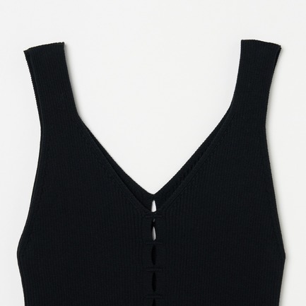 INTARSIST SLIT RIB TANK 詳細画像 ブラック 2
