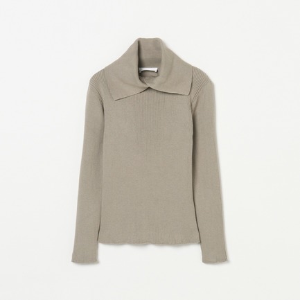 COLLARED RIB TURTLE PULL OVER