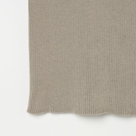 COLLARED RIB TURTLE PULL OVER 詳細画像 ダークブラウン 4