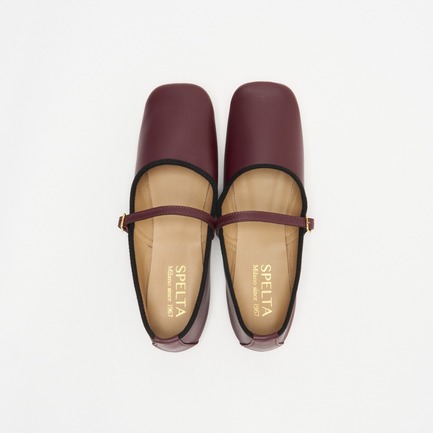 SQ TOE STRAP FLAT 詳細画像 ボルドー 4