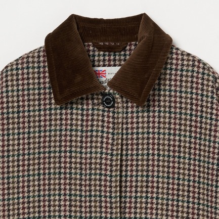 MALTON HOUNDSTOOTH COAT 詳細画像 ブラウン 2