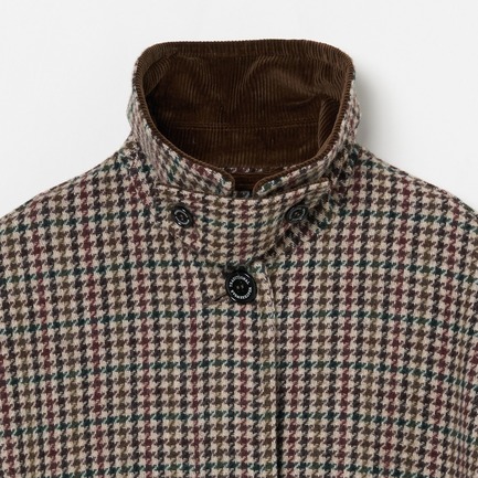MALTON HOUNDSTOOTH COAT 詳細画像 ブラウン 3