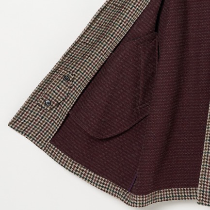 MALTON HOUNDSTOOTH COAT 詳細画像 ブラウン 6
