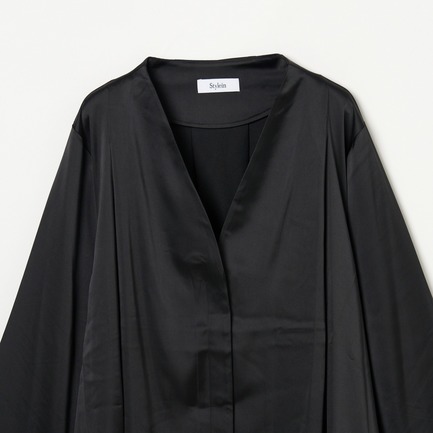 NO COLLAR BLOUSE 詳細画像 ブラック 2