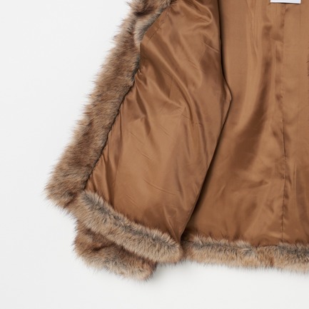 BLAIR FAUX FUR JACKET 詳細画像 ブラウン 5