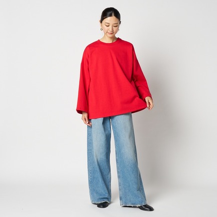 LARGE COTTON FLAIR SLEEVE 詳細画像 レッド 4