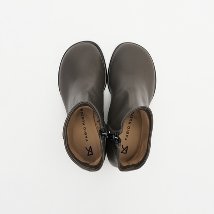 ROUND TOE SHORT BOOTS 詳細画像 ミディアムグレー 4