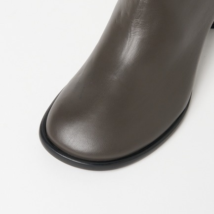 ROUND TOE SHORT BOOTS 詳細画像 ミディアムグレー 5
