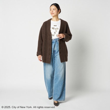 NYC METALIC PRINT L/S T-SHIRT 詳細画像 ホワイト 8