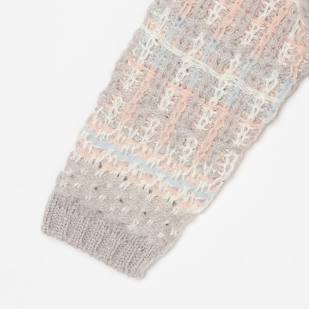 MOHAIR WOOL TWEED CARDIGAN 詳細画像 ベージュ 3