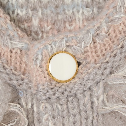 MOHAIR WOOL TWEED CARDIGAN 詳細画像 ベージュ 5