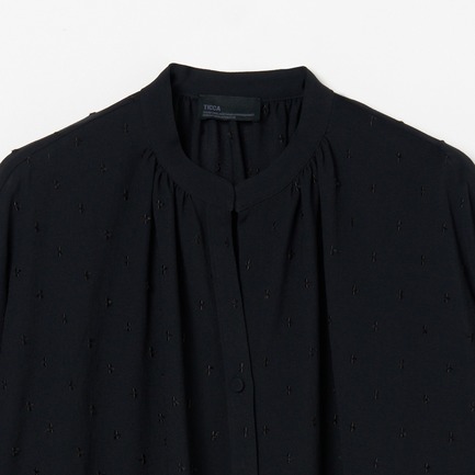 DOT EMBROIDERY BLOUSE 詳細画像 ブラック 2