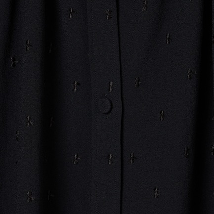 DOT EMBROIDERY BLOUSE 詳細画像 ブラック 5