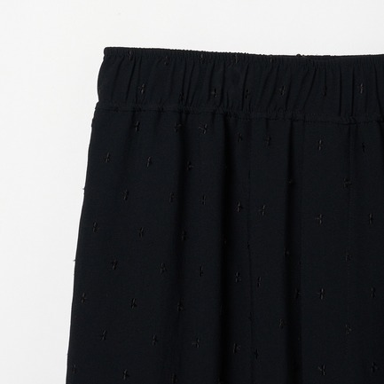 DOT EMBROIDERY PANTS 詳細画像 ブラック 3