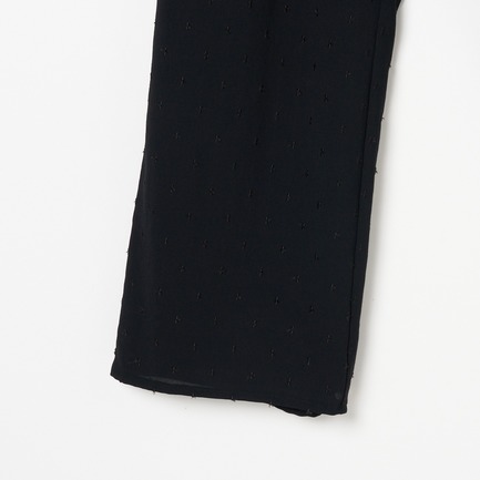 DOT EMBROIDERY PANTS 詳細画像 ブラック 5