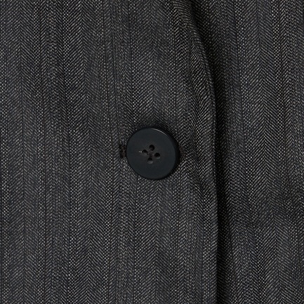 WOOL HERRINGBONE VEST 詳細画像 ミディアムグレー 5