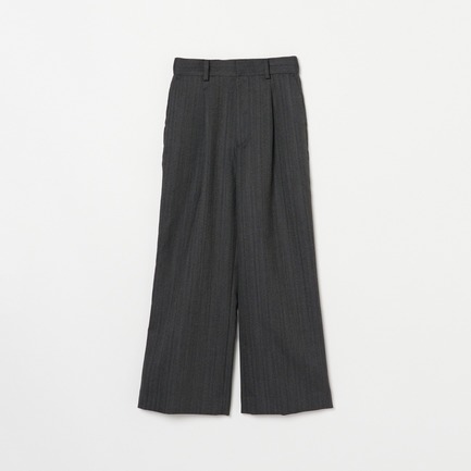 WOOL HERRINGBONE PANTS