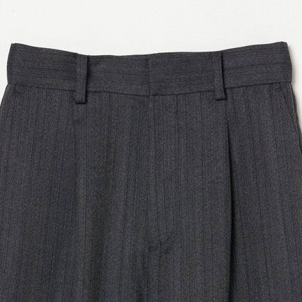 WOOL HERRINGBONE PANTS 詳細画像 ミディアムグレー 2