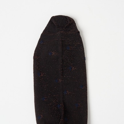 DIAMOND PATTERN LAME TG 詳細画像 ダークブラウン 1