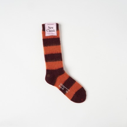 MOHAIR BORDER SOCKS 24