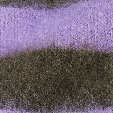 MOHAIR BORDER SOCKS 24 詳細画像 カーキ 6