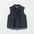 Dry twill tie brouse 詳細画像