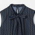 Dry twill tie brouse 詳細画像