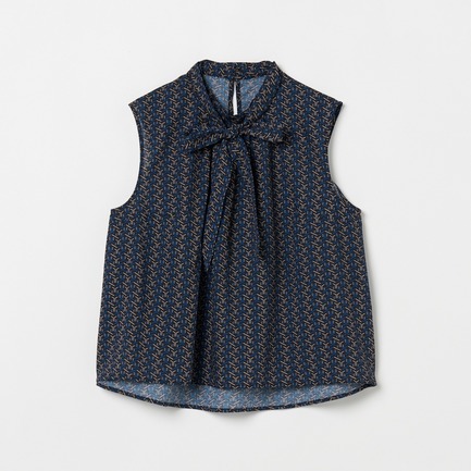 Dry twill tie brouse