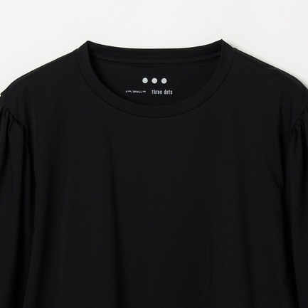 Premium shirt jersey tuck sleeve T 詳細画像 ブラック 2