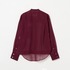 Sheer cotton band collar shirt 詳細画像