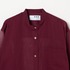 Sheer cotton band collar shirt 詳細画像