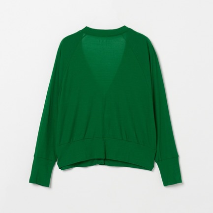Soft see-through cardigan 詳細画像 グリーン 2